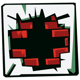 Brick wall broken clipart