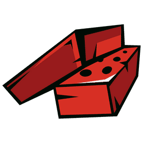 Brick wall couple clipart