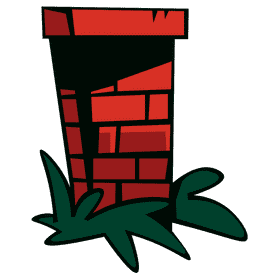 Brick wall tube clipart