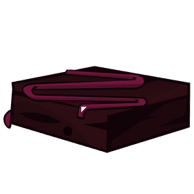 Brownie pink sauce clipart
