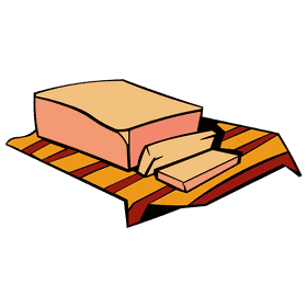 Butter slice clipart