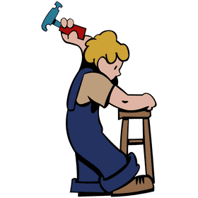 Carpenter hammer clipart