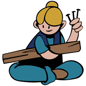 Carpenter nails clipart