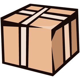 Carton closed clipart