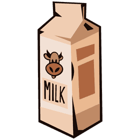 Carton milk clipart