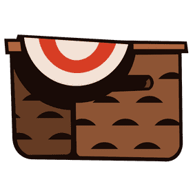 Carton wicker clipart