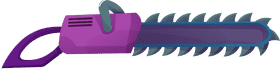 Chainsaw modern clipart