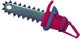 Chainsaw old clipart