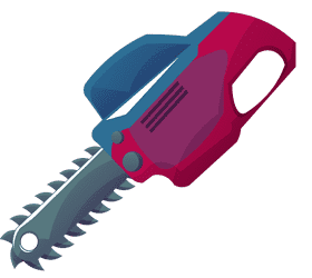 Chainsaw small clipart