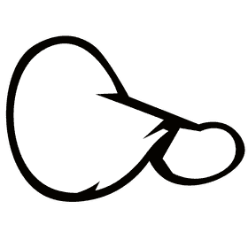 Chips chip black and white clipart