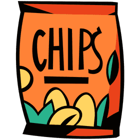 Chips pack clipart