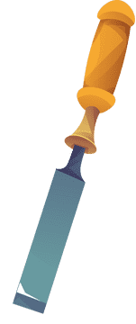 Chisel modern clipart