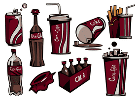 Coca cola vector