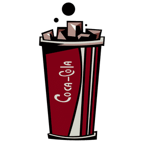 Coca cola ice clipart