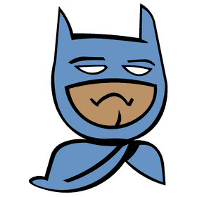 Comic batman clipart