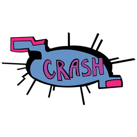 Comic crash clipart