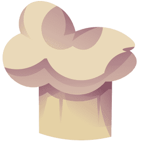 Cooking utensils chef hat clipart
