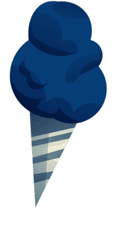 Cotton candy blue clipart