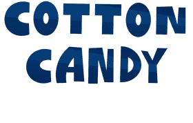 Cotton candy sign clipart