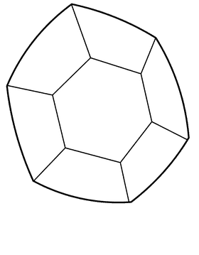 Crystal gem black and white clipart