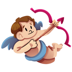 Cupid bowman clipart