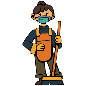 Custodian clipart