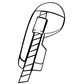 Cutter black and white clipart