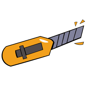 Cutter yellow clipart