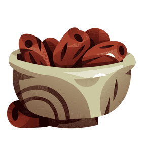 Dates dish clipart