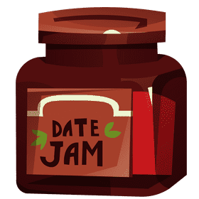 Dates jam clipart