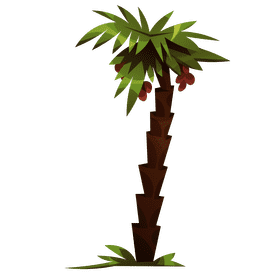 Dates palm clipart