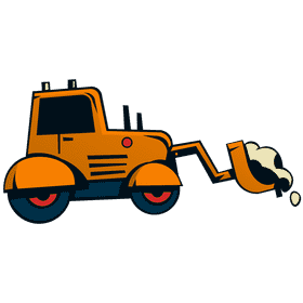 Digger dirt clipart