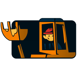 Digger driver clipart