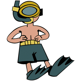Diver shorts clipart