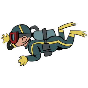 Diver side clipart