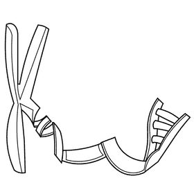 Dna chromosoma black and white clipart