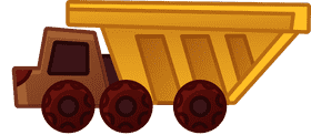 Dump truck long clipart