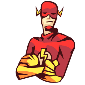Flash arms crossed clipart