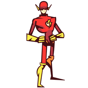 Flash standing clipart