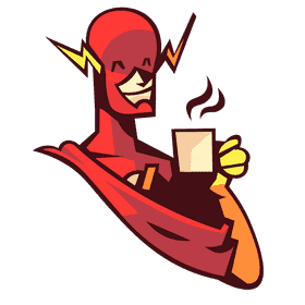 Flash tea clipart