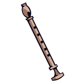 Flute clarnet clipart