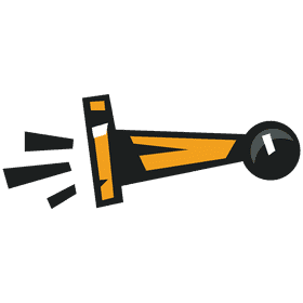 Foam finger horn clipart