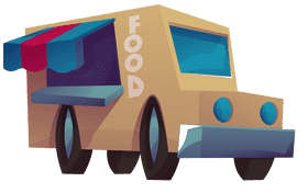 Food truck food clipart