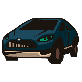 Ford blue clipart