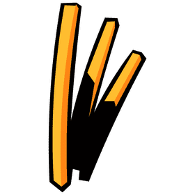 Fries three clipart