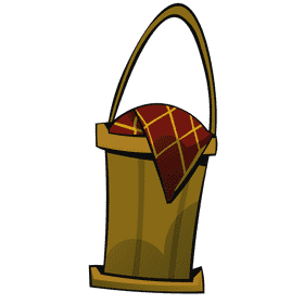 Fruit basket basket clipart