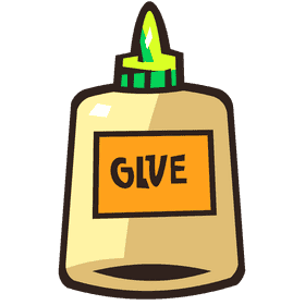 Glue glue can clipart