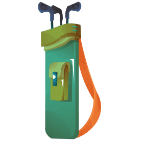 Golf case clipart