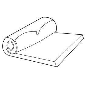 Gym carpet black and white clipart