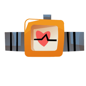Gym smartwatch clipart